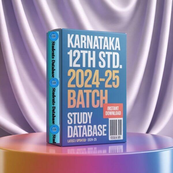 Karnataka 12th Std Commerce 2024-25 Batch