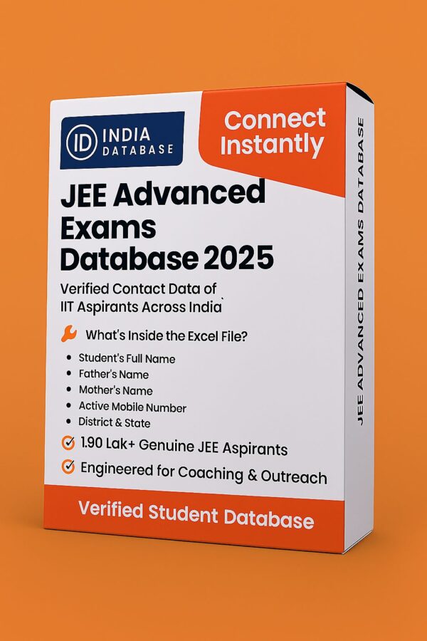 JEE Advanced Exams Database 2025