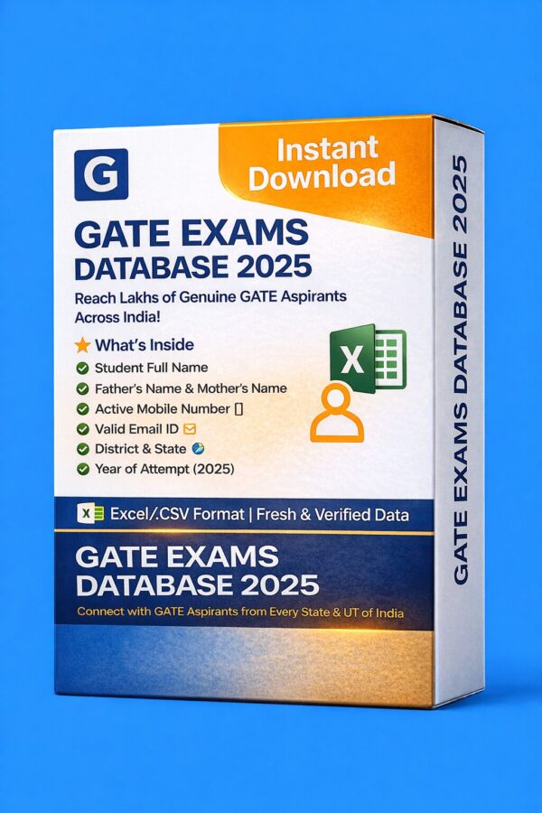 GATE Exams Database 2025
