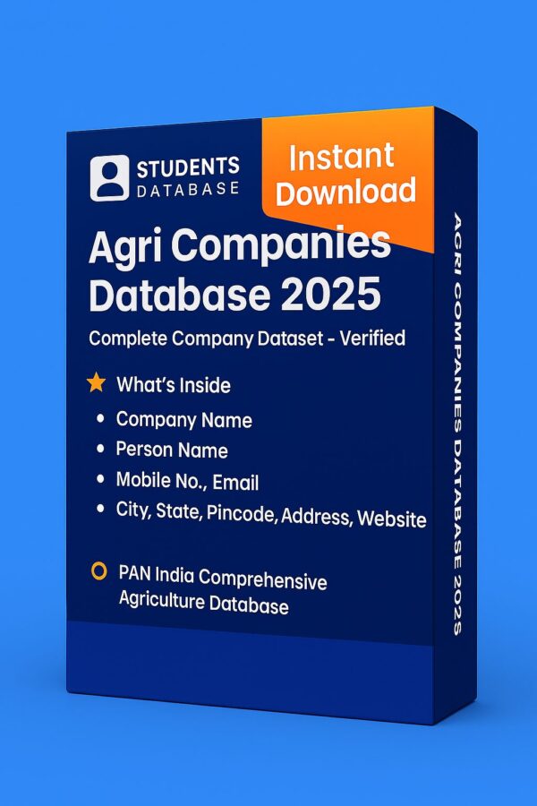 Agri Companies Database 2025
