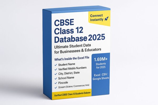 CBSE Class 12 Database 2025