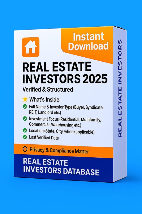 Real Estate Investors Database 2025