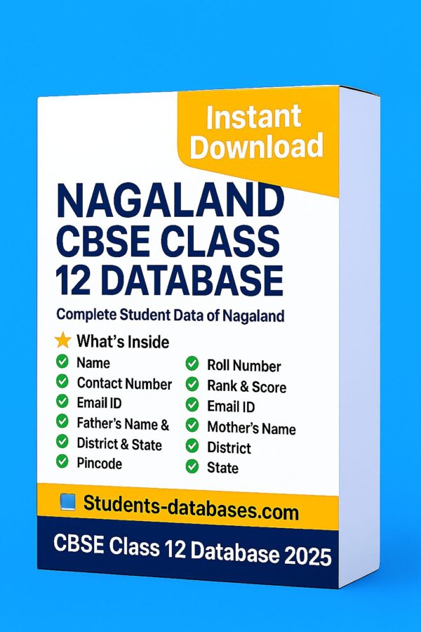 Nagaland CBSE Class 12 Database 2025