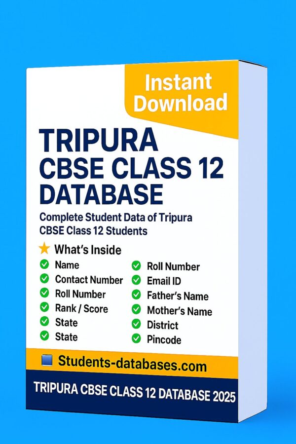 Tripura CBSE Class 12 Database 2025